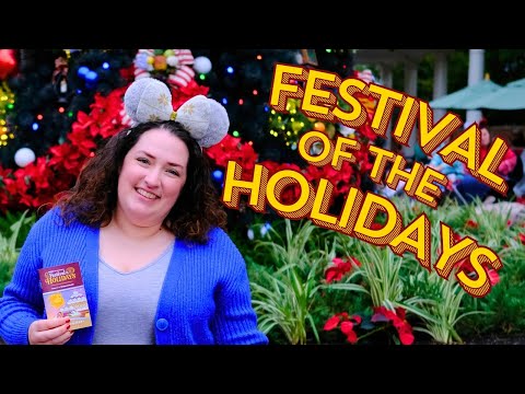 EPCOT Festival of the Holidays at Disney World | NEW Cookie Stroll & Storytellers 🎄🍪