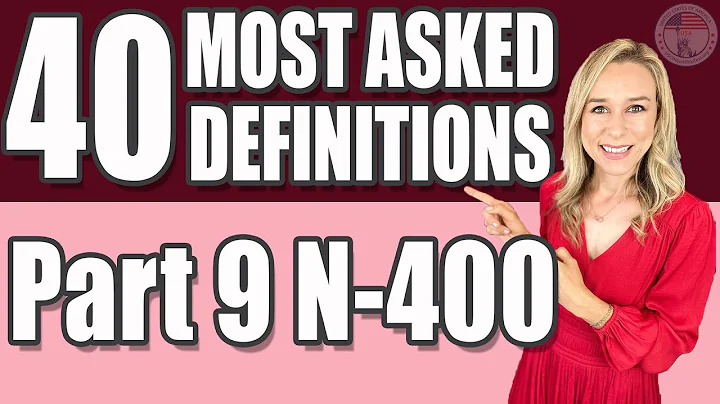 N400 Part 9 40+ MOST ASKED N400 VOCABULARY | 2025 N-400 Naturalization Interview