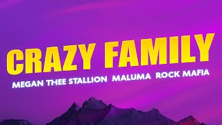 Megan Thee Stallion, Maluma, Rock Mafia - Crazy Family (From 'The Addams Family 2') (Lyrics)