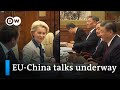 Divisions overshadow meeting between European leaders and China&#39;s President Xi | DW News