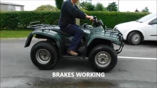 SUZUKI EIGER 400 4X4 QUAD BIKE SOLD IN 3 DAYS www.catlowdycarriages.com