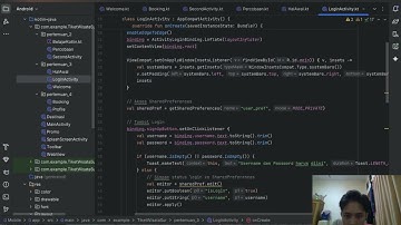 Penggunaan sharedpreferences, splash screen, Web view dan fragment
