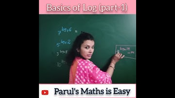 Basic Logarithm| Logarithm for competitive exams SSC CGL CHSL RRB NTPC| #shorts