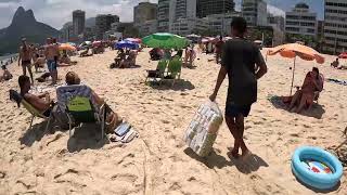 Leblon Charms: A 4K Beach Walk Amidst Rio de Janeiro's Coastal Splendor 2024