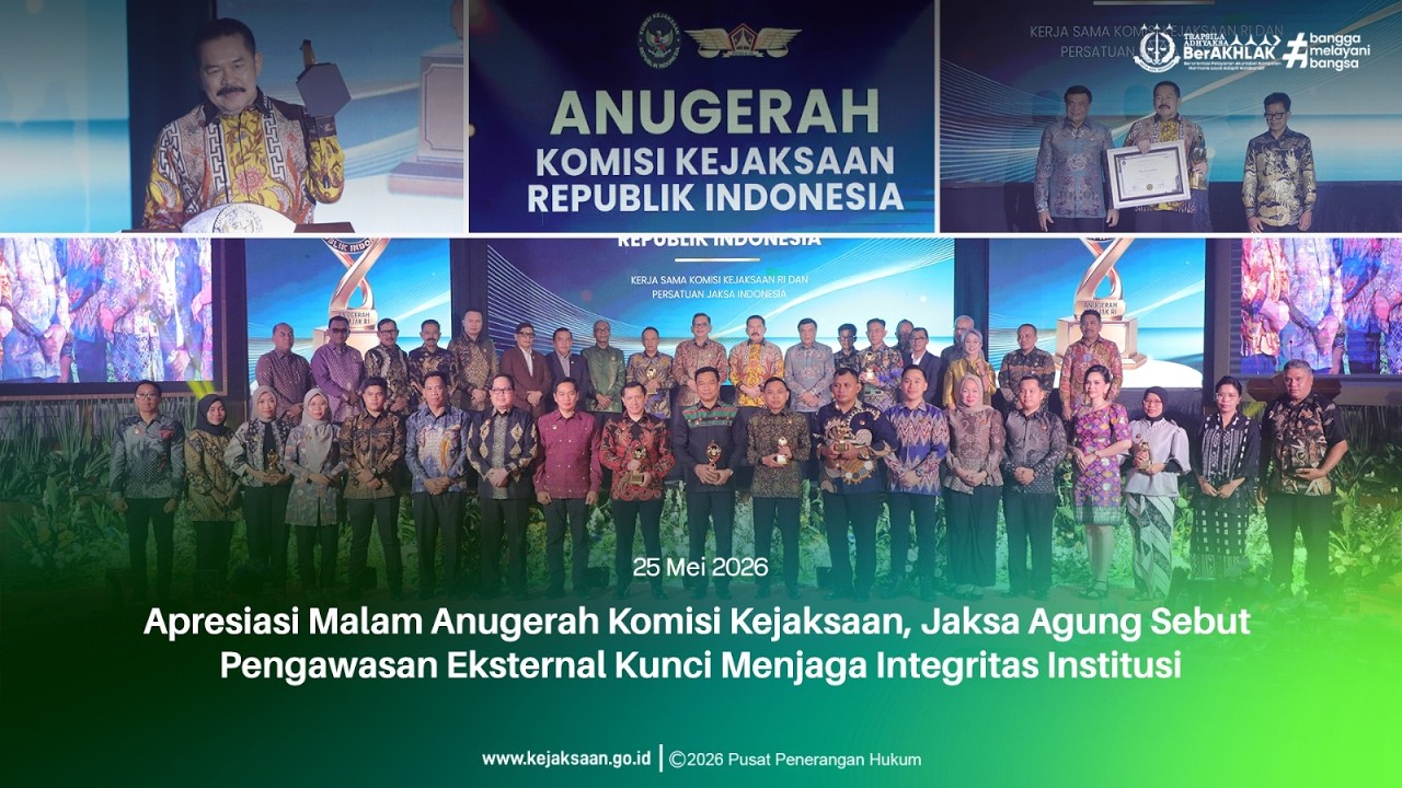 ANUGERAH KOMISI KEJAKSAAN RI 2026