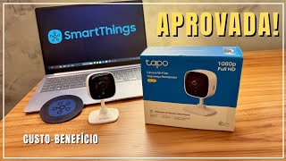 Excelente Custo Benefício - Câmera TAPO C100 para Smartthings, Alexa, Babá Eletrônica