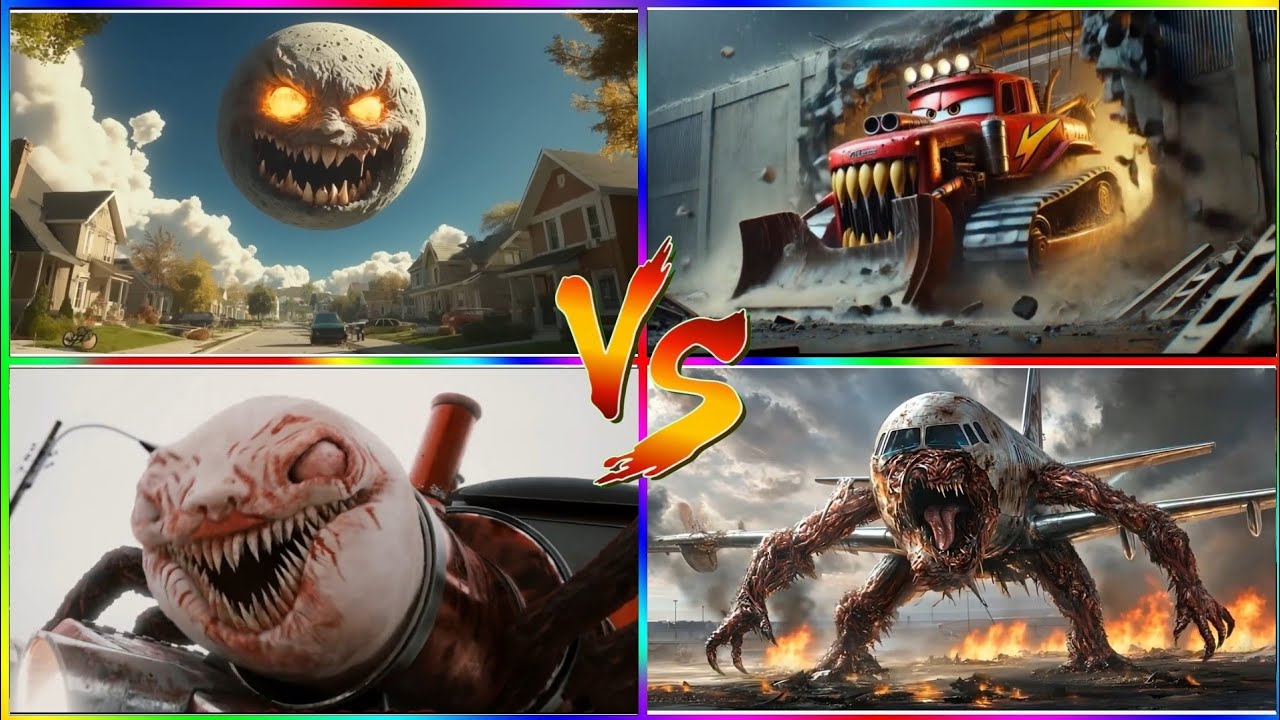 LUNAR MOON VS MONSTER MCQUEEN VS INFECTED SKY VS TRAIN EATER1