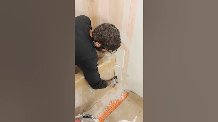 Unique Tile Shower Tip (False Grout Joint) - #shorts #homerepairtutor