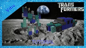 Transformers Wheeljack in Minecraft - 1:1 Scale - Tutorial
