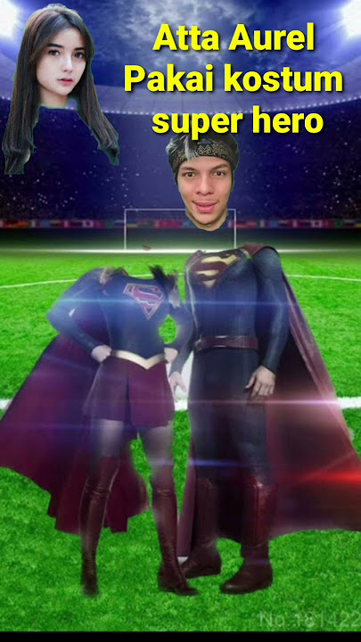 Atta Halilintar bersama Aurel pakai kostum super hero #short #attahalilintar #superhero
