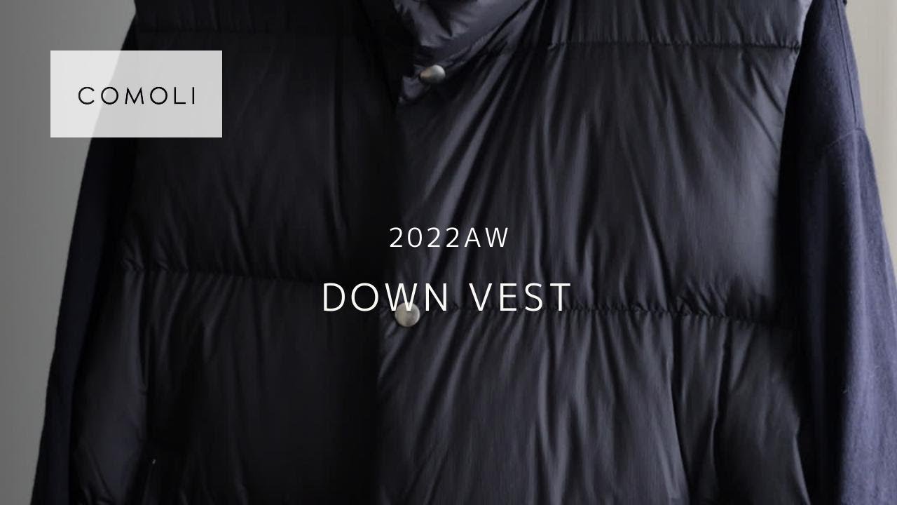 COMOLI】ダウンベスト【22AW】 - YouTube