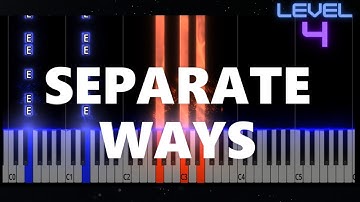 Separate Ways (Worlds Apart) - Journey - ADVANCED Piano Tutorial