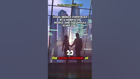 🚨 Sociale media worden gecontroleerd door een paar mensen — en dat zou je angst moeten inboezemen...