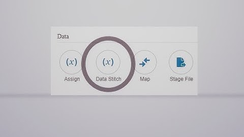 Oracle Integration Cloud Basics - Data Stitch