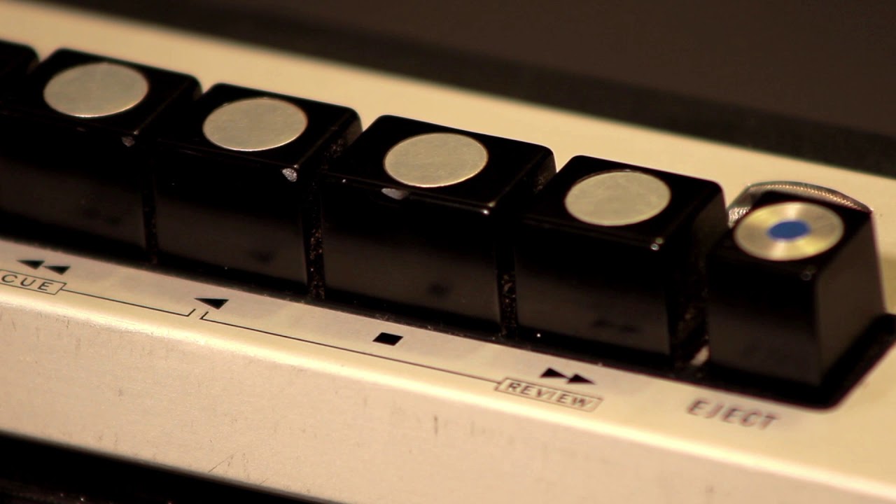 Vintage Radio  Pushing Buttons