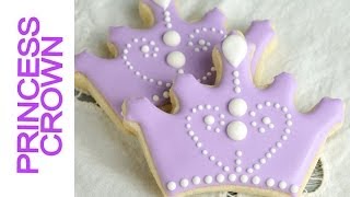 I made sofia the first crown cookies. in this video tutorial show you
a simplified version of make matching ...