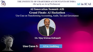 Grand Finale AI Hackathon (S1) UC-5 | AI in Auditing | CA. Vijay Srinivas Kothapalli