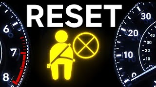 How to Fix & Reset Side Airbag (or SRS light) Warning Light Stays On | Side Airbag Light On