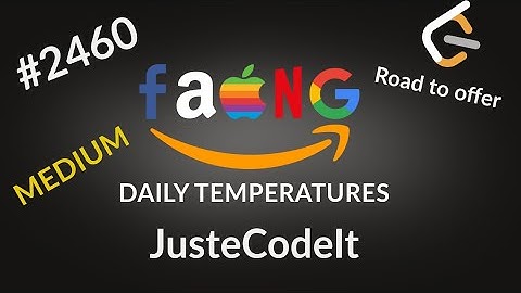 Daily Temperatures | Leetcode 739 | Python