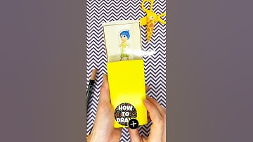 Amazing Paper Craft Trick with Incredible Joy by Inside Out ✨#insideout #disney #papercraft #trick