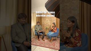 Podcast Studio BTS | Multi-Camera Interview Setup Gc media rental podcast studio space Pondicherry