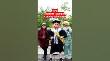 wisuda ISI jogja cosplay "anya" #isijogja #wisuda #shortvideo #viral #vídeoviral #jogjaistimewa #isi