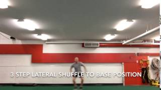 3 Step Lateral Shuffle to Base Position