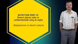 Adaptations seen in desert plants.Why do desert plants take in carbondioxide only at night.