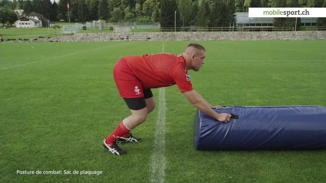 Rugby - Sécurité du joueur: Posture de combat - Sac de plaquage 