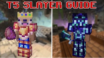 The BEST TIER 5 SLAYER GUIDE on Skyblock!