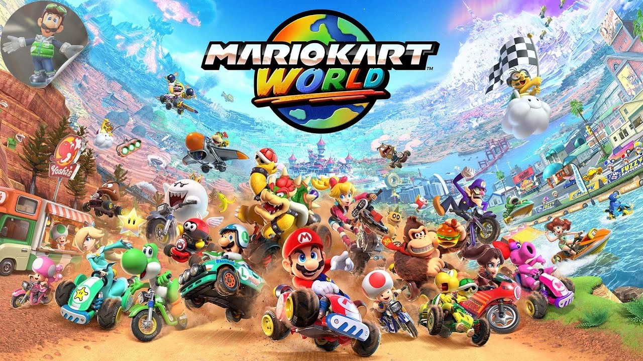 Luigi Kart World // Full Game 100% Walkthrough (Grand Prix - 150cc)