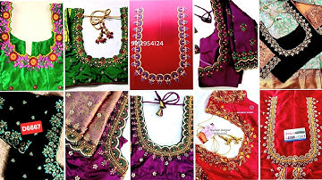 Trendy computergeborduurde blouse-ontwerpen 2024 | Mode-inspiratie