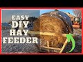 EASY, CHEAP and PRACTICAL HAY FEEDER Anyone Can BUILD!