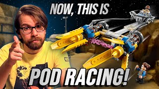 Building a Lego Pod Racer and Talkin Star Wars