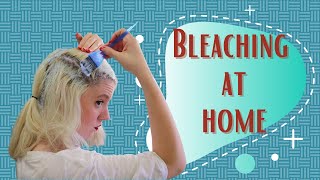How I Bleach My Roots for Vintage Hairstyling