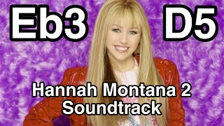 Miley’s Lowest & Highest Note (Chest Voice) On “Hannah Montana 2” Album 2007