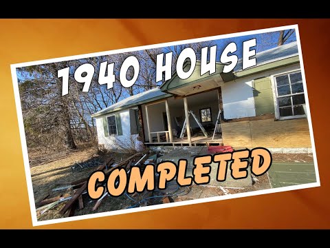 1940 House Project Completed