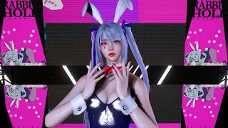 3D VR180 Vam MMD Hatsune Miku - Rabbit Hole