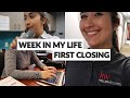 WEEK IN THE LIFE OF A NEW REAL ESTATE AGENT (appointments, new listing, closings, and more)