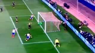 Goal Koke Atletico Madrid-Barcellona 1-0