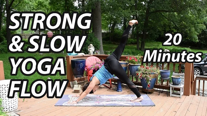 Strong & Slow Vinyasa Flow Yoga | 20 Minutes | Int...