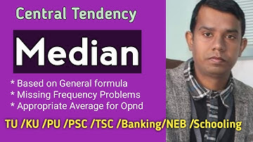 Median for Continuous series I Second Quartile I Central Tendency I Rambabu Yadav Sir