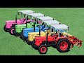 CULTIVATING Mini Tractors Of Colors - Farming Simulator 22