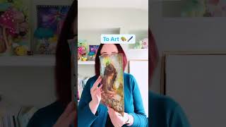 Creating Art on a Book Page #trashtotreasure #recycledart #bookpageart #mixedmedia