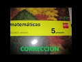 Corrección Matemáticas 3ªparte