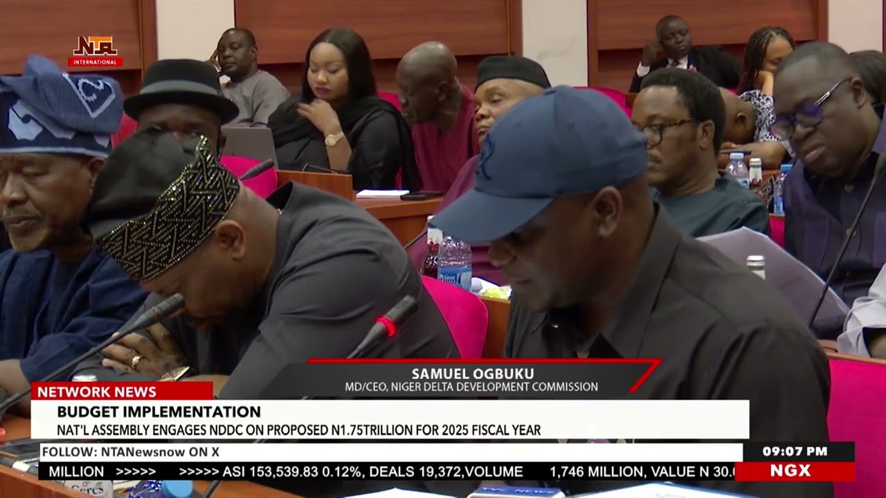NDDC Presents N1.75 Trillion Budget for 2025 to Senate & House Committees!