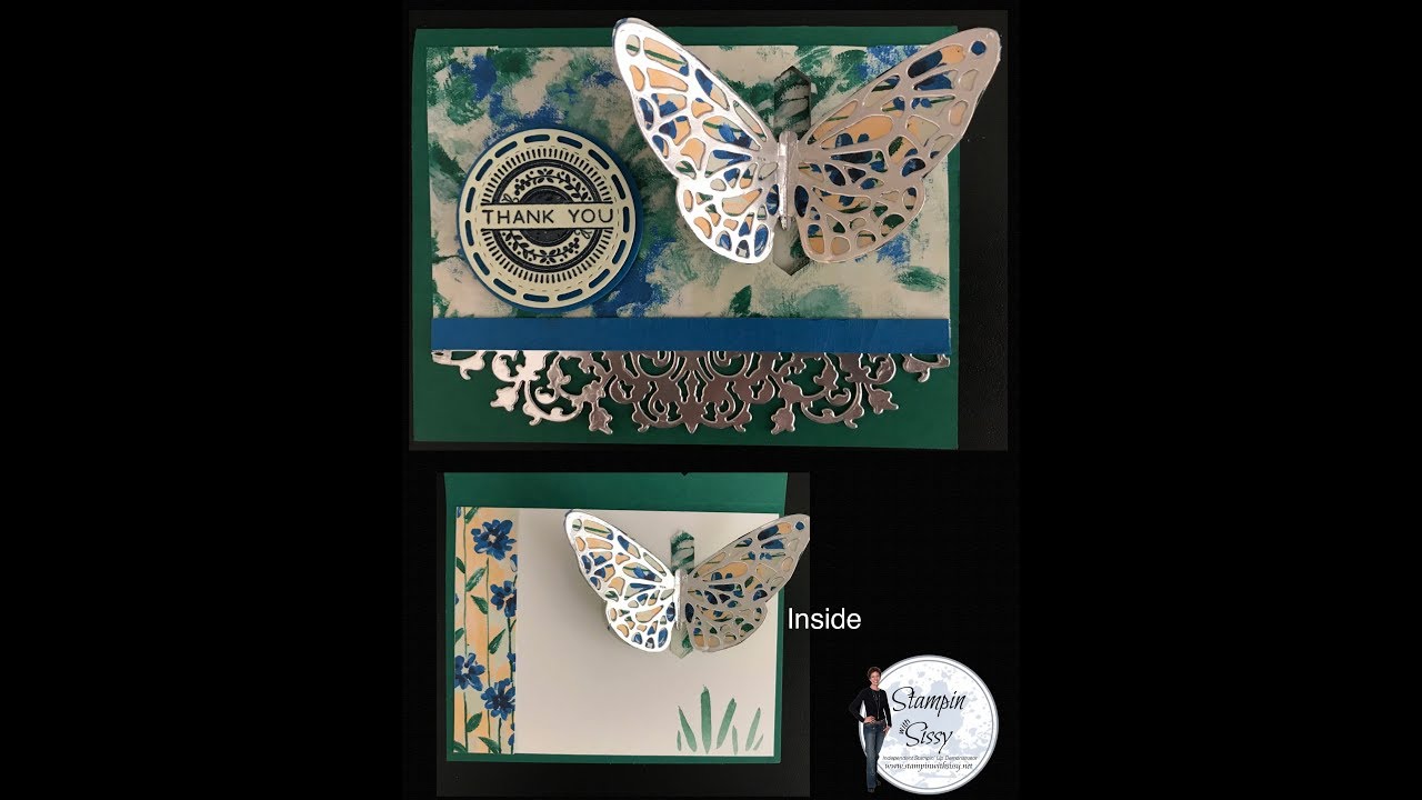 Springtime Impressions Pop Up Butterfly Card - YouTube