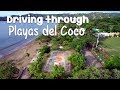 Playas del coco town drive through