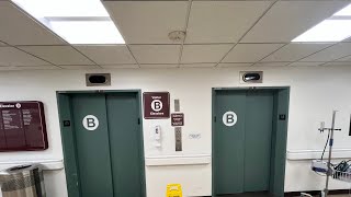 Modded Haughton Traction B Elevators at Cleveland Clinic Mercy Hospital