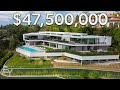 Touring a $47,500,000 Bel Air Mansion with FUTURISTIC Modern Design